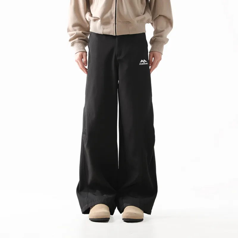 Kawasaki Casual Pants Unisex Black-2