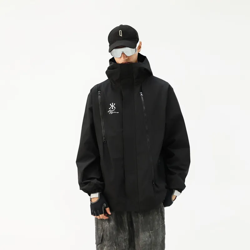 Kawasaki Jackets Coats Unisex Black-3