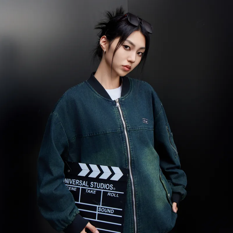 Kawasaki Baseball Jacket Coat Unisex-9