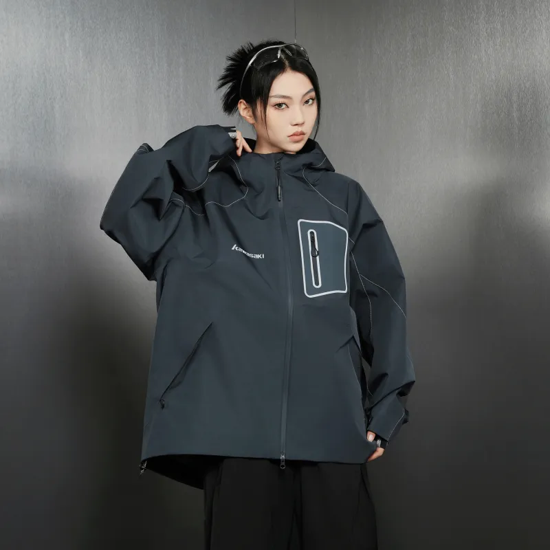 Kawasaki Windbreaker Jacket Unisex-5