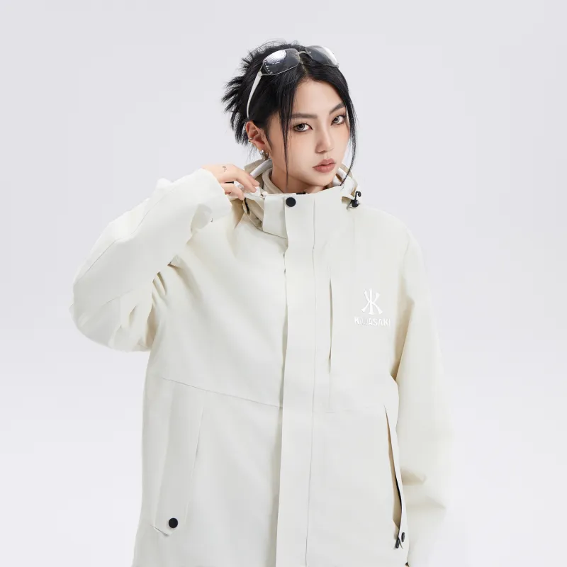 Kawasaki Water Resistant Windproof Wear Resistant Windbreaker Jacket Unisex-12