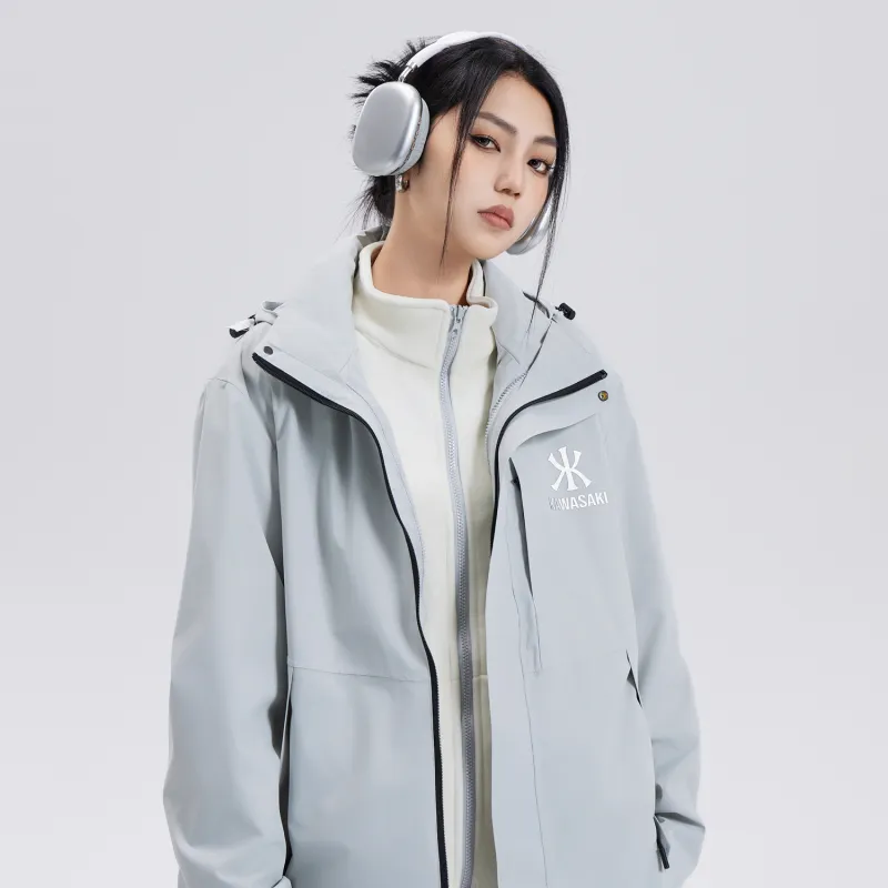 Kawasaki Water Resistant Windproof Wear Resistant Windbreaker Jacket Unisex-22