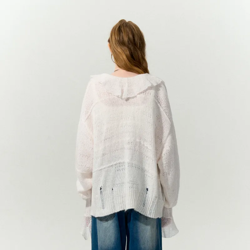 FTT Flythetruth Knitwear Women's Ecru-2
