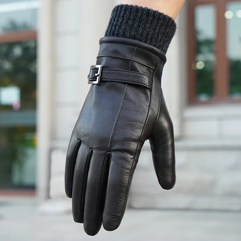 NOOLDERS Touchscreen Gloves Series Soft And Delicate Sheepskin Gloves Men's-13