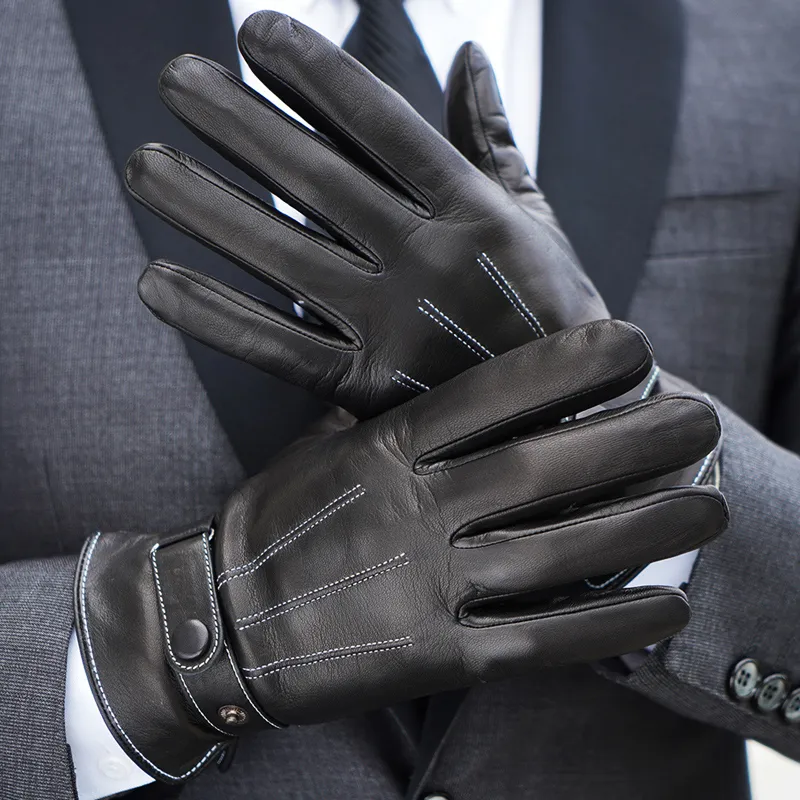 NOOLDERS Sheepskin Gloves Men's-4