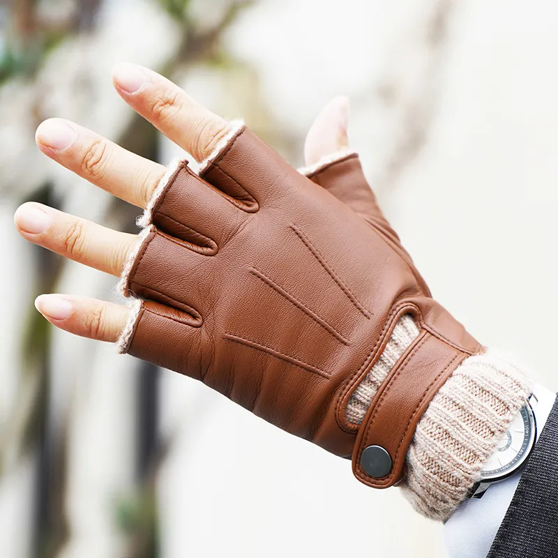 NOOLDERS Sheepskin, Knitted Fabric Wool Gloves Men's-17