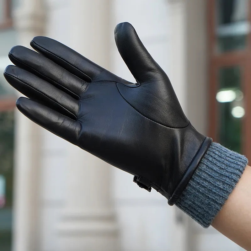 NOOLDERS Touchscreen Gloves Series Soft And Delicate Sheepskin Gloves Men's-2
