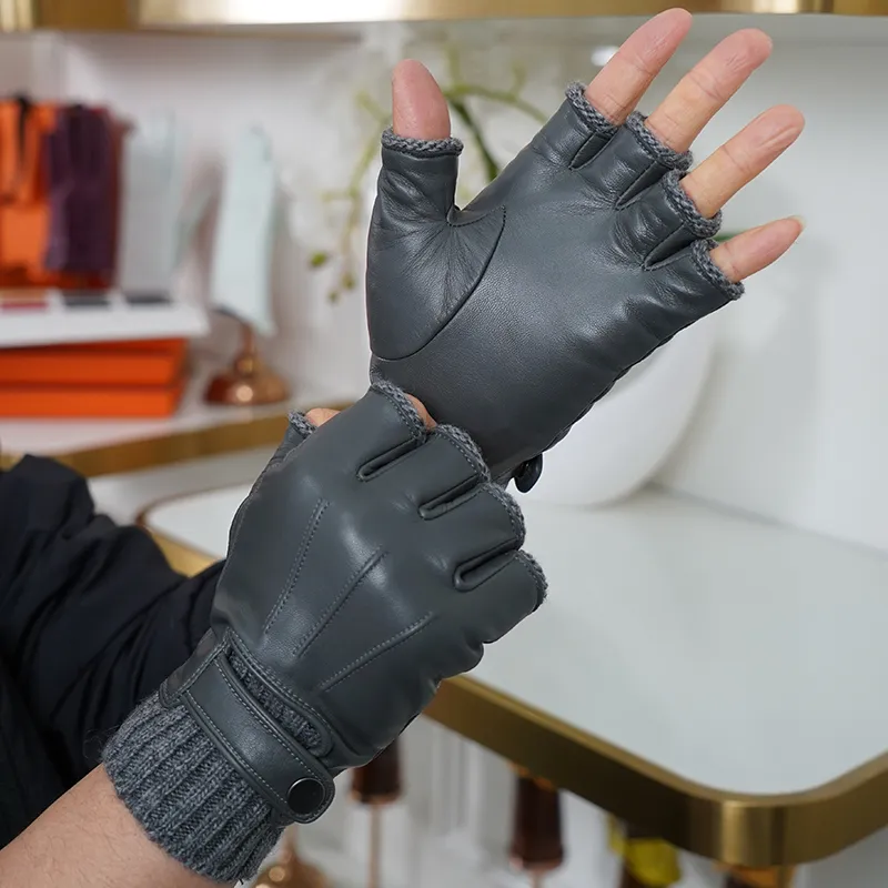 NOOLDERS Sheepskin, Knitted Fabric Wool Gloves Men's-28