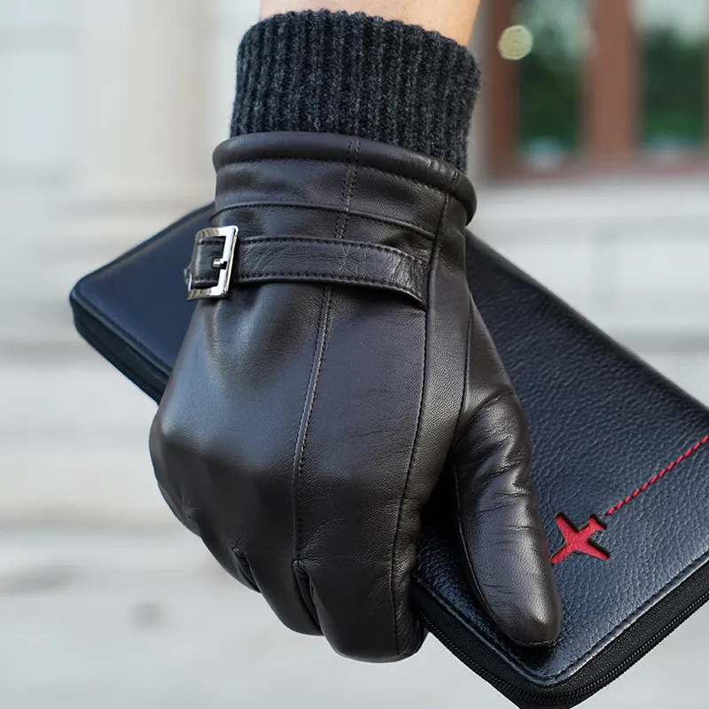 NOOLDERS Touchscreen Gloves Series Soft And Delicate Sheepskin Gloves Men's-9