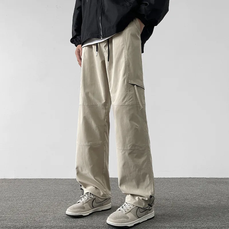 Wenpercy Casual Pants Unisex-14