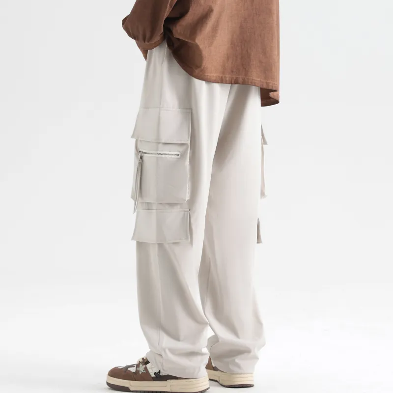 Wenpercy Casual Pants Unisex-14