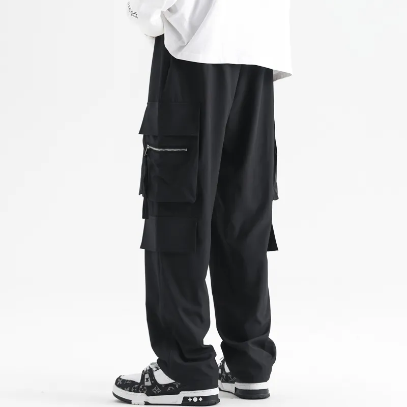 Wenpercy Casual Pants Unisex-10