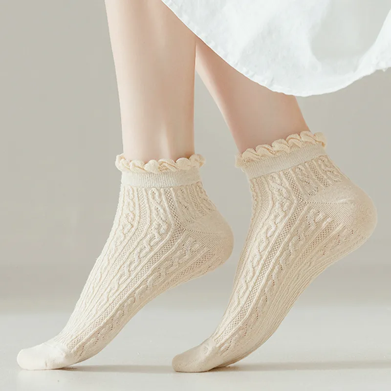 Lan Miao Ankle Socks Women's 5 Pack-8