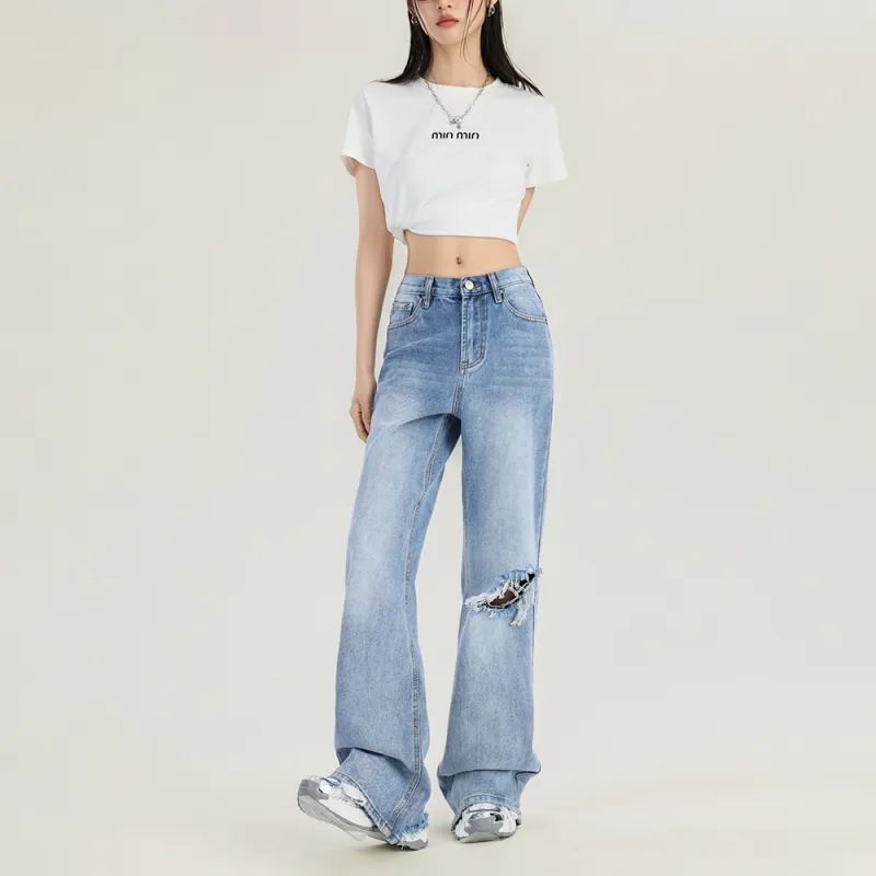 Aros Super Shopping Jeans Women's Light Blue-4