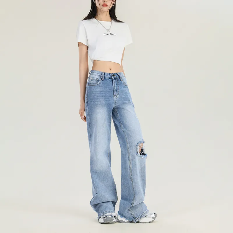 Aros Super Shopping Jeans Women's Light Blue-5