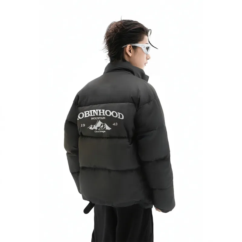ROBINHOOD Puffer Jackets Unisex Black-2