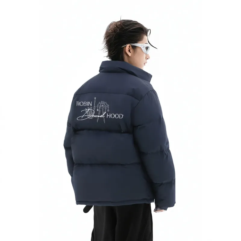 ROBINHOOD Puffer Jackets Unisex Ivory White-16