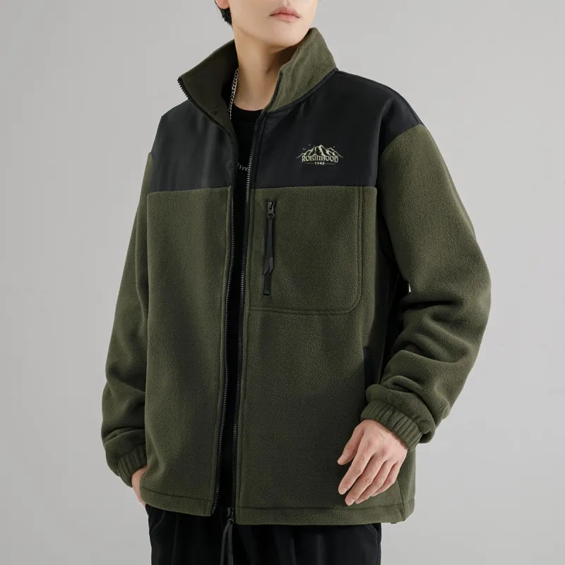 ROBINHOOD Jackets Coats Unisex Army Green-3