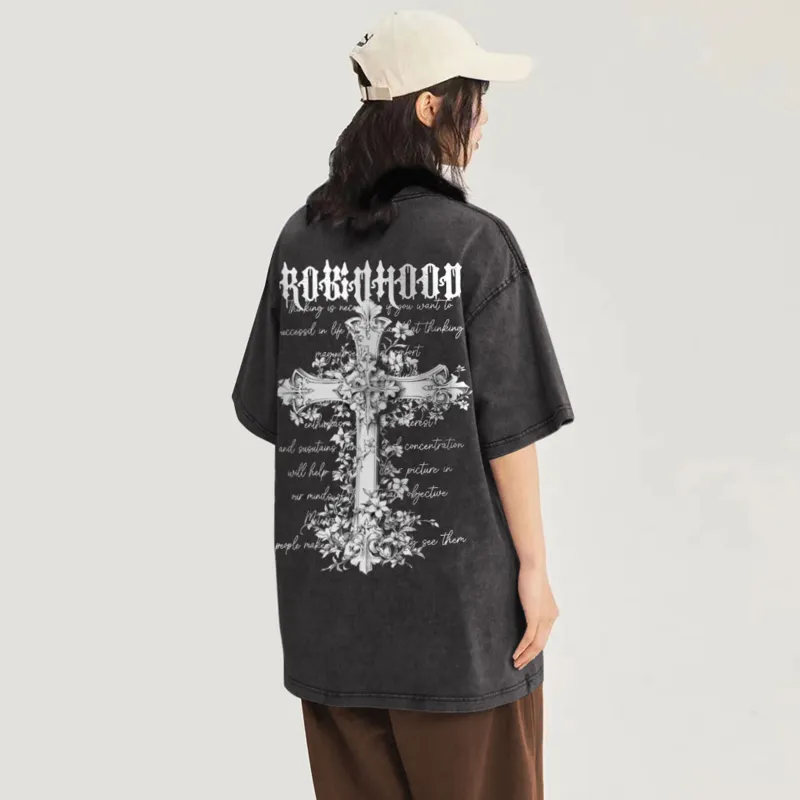 ROBINHOOD T Shirts Unisex Black-3