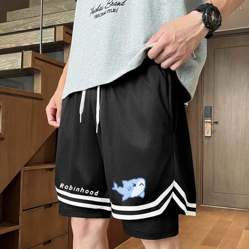 ROBINHOOD Basketball Shorts Unisex-3