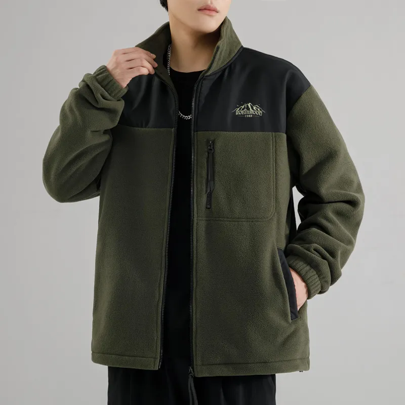 ROBINHOOD Jackets Coats Unisex Army Green-2