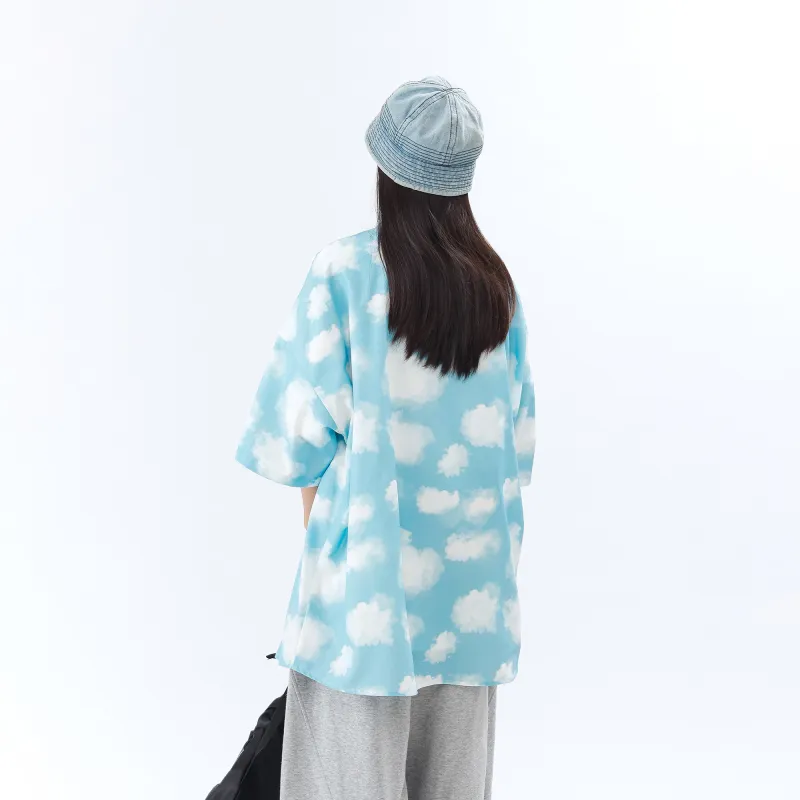 ROBINHOOD Shirt Unisex Blue With Cloud-4