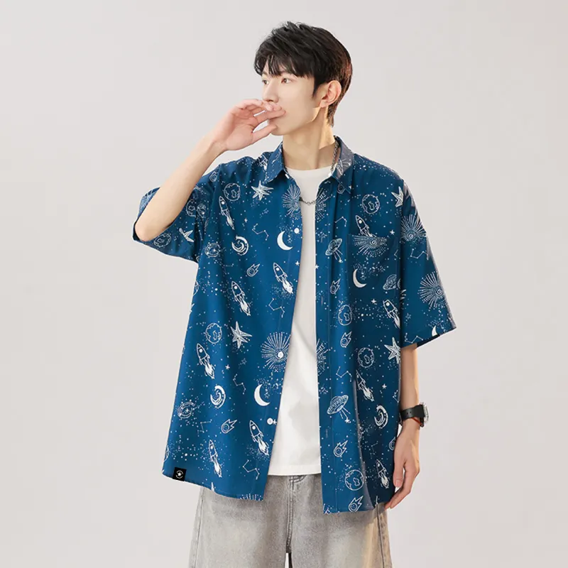 ROBINHOOD Shirt Unisex Starry Blue Comes With Brand T Shirt-5