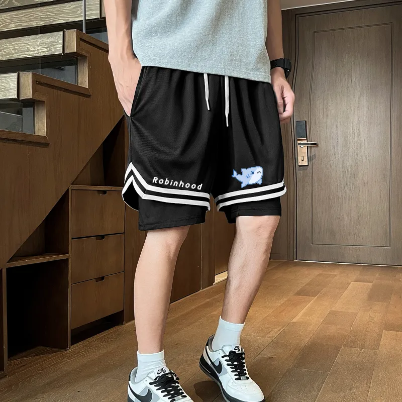 ROBINHOOD Basketball Shorts Unisex-4