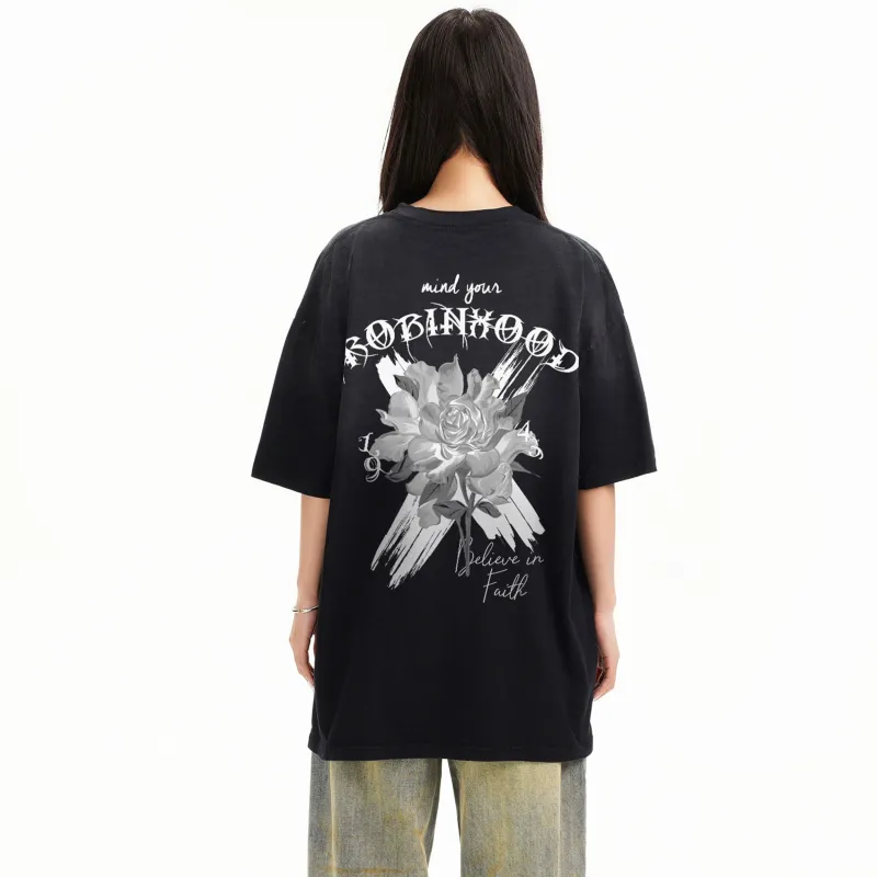 ROBINHOOD T Shirts Unisex Black-3