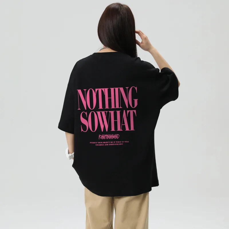 ROBINHOOD T Shirt Unisex Black Pink Text-2