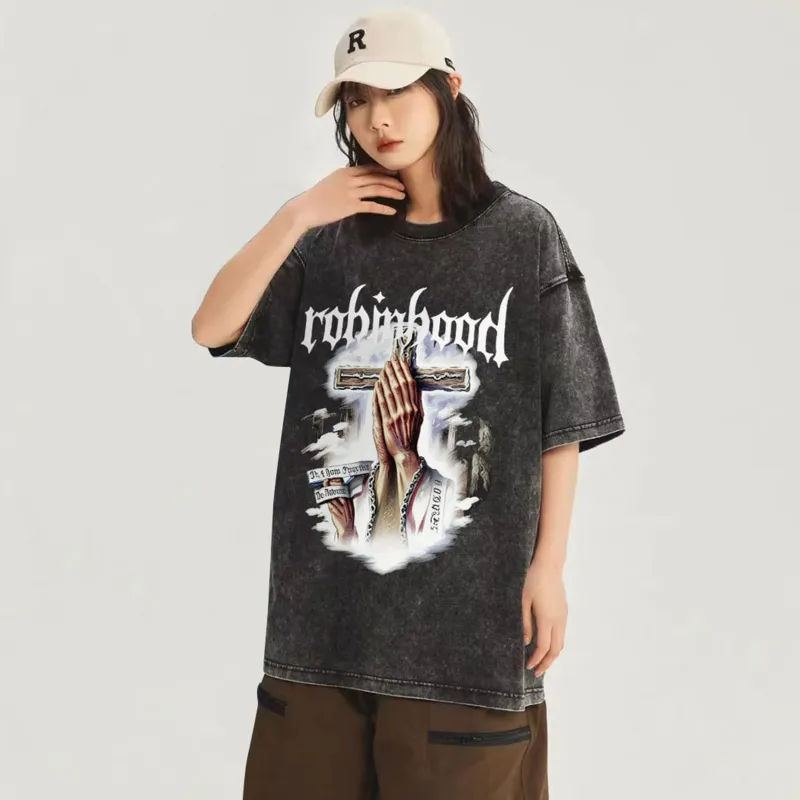 ROBINHOOD T Shirts Unisex Black-2