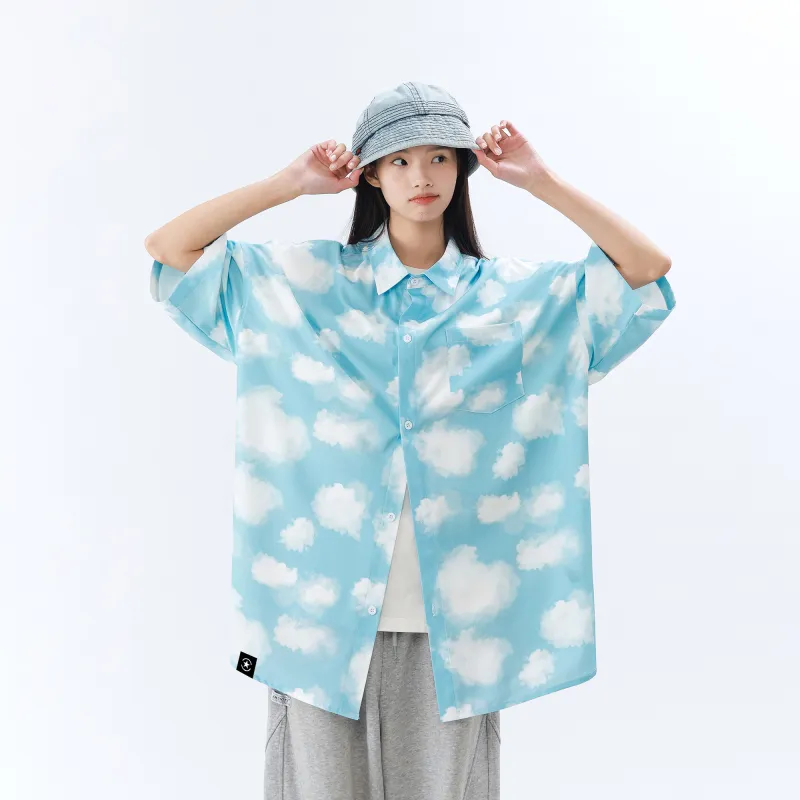 ROBINHOOD Shirt Unisex Blue With Cloud-2