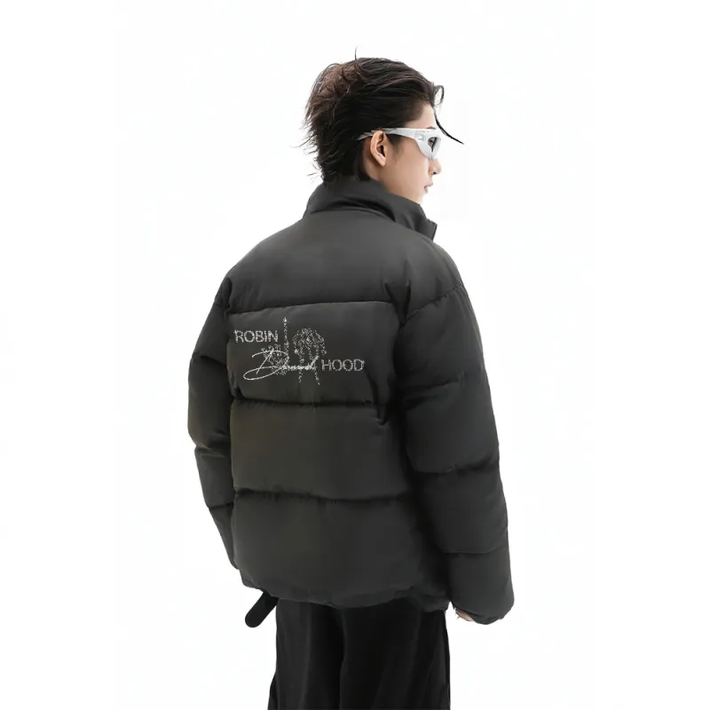 ROBINHOOD Puffer Jackets Unisex Ivory White-7