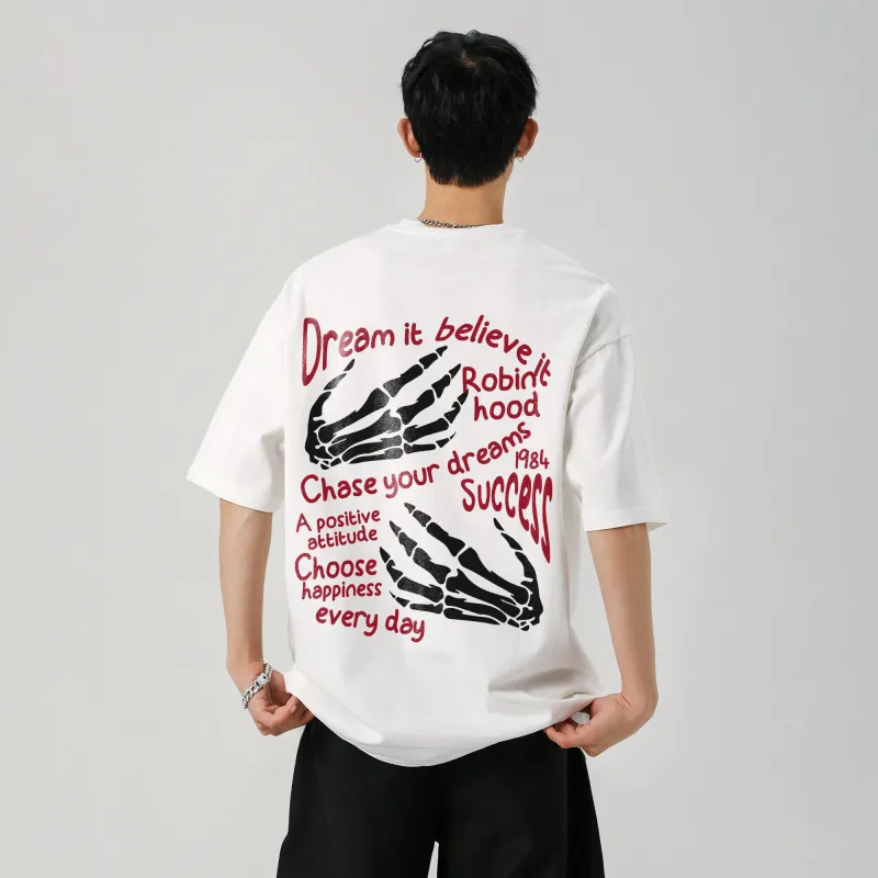 ROBINHOOD T Shirt Unisex Black White Red-5