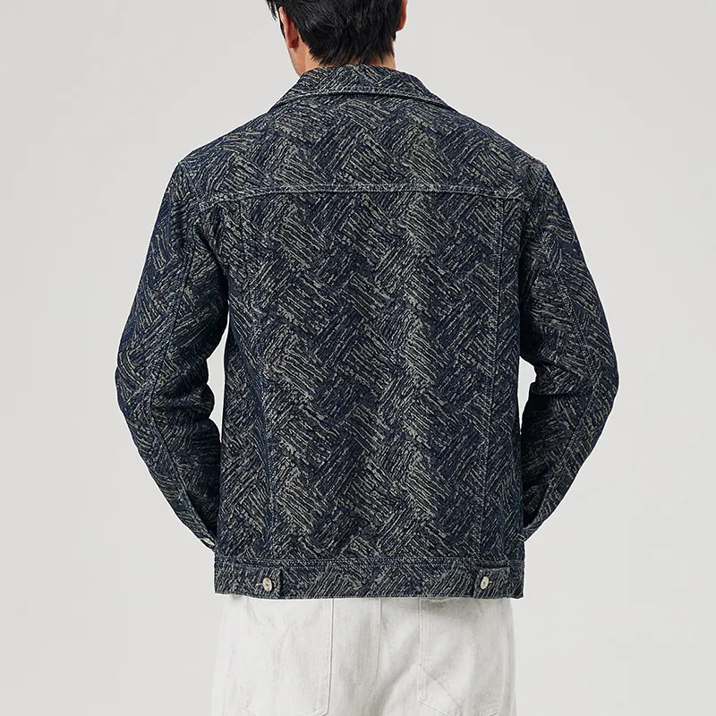 SANTASTIC Denim Jacket Men's Dark Blue-6