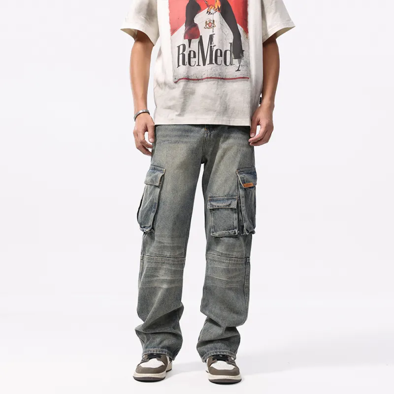 SANTASTIC Jeans Men's Vintage Blue-4