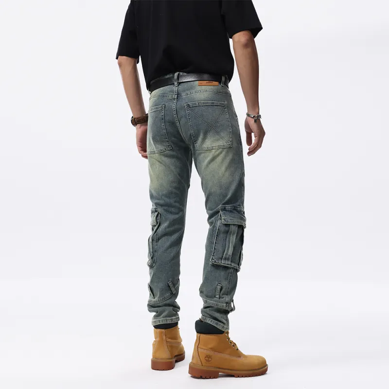 SANTASTIC Jeans Men's Vintage Blue-6