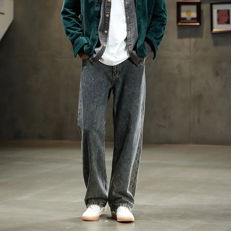 SANTASTIC Jeans Men's Vintage Wall Green-3