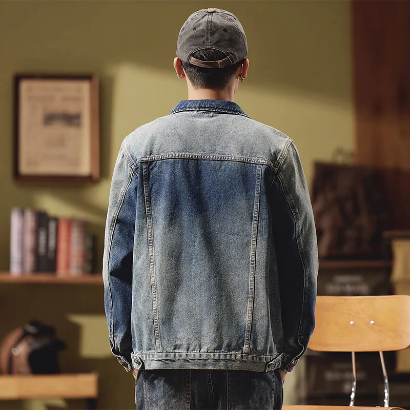 SANTASTIC Denim Jacket Men's Blue-2