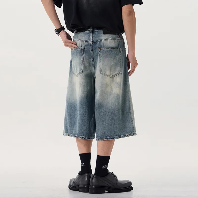 SANTASTIC Denim Shorts Unisex Nostalgic Blue-5