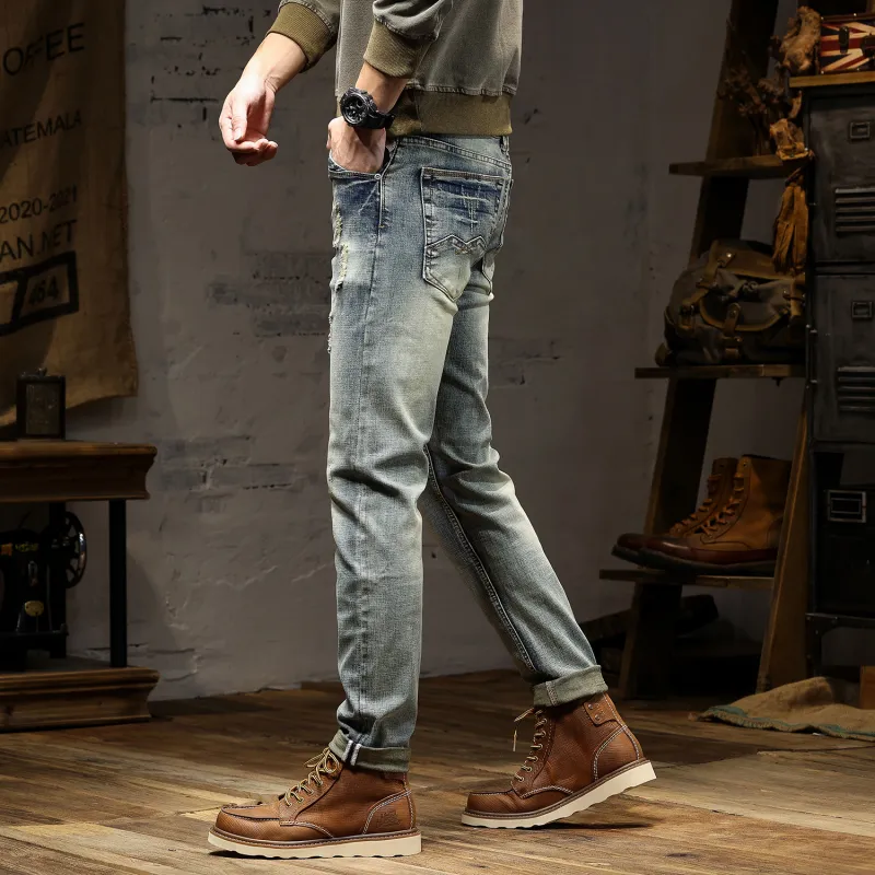 SANTASTIC Jeans Men's Vintage Blue-3