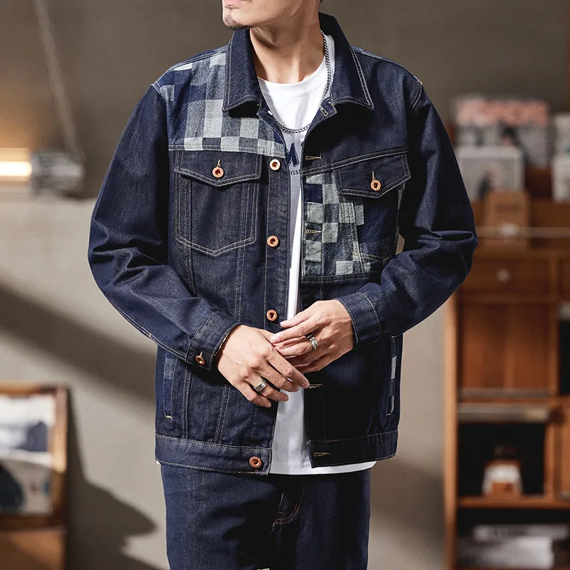 SANTASTIC Denim Jackets Men Blue-2