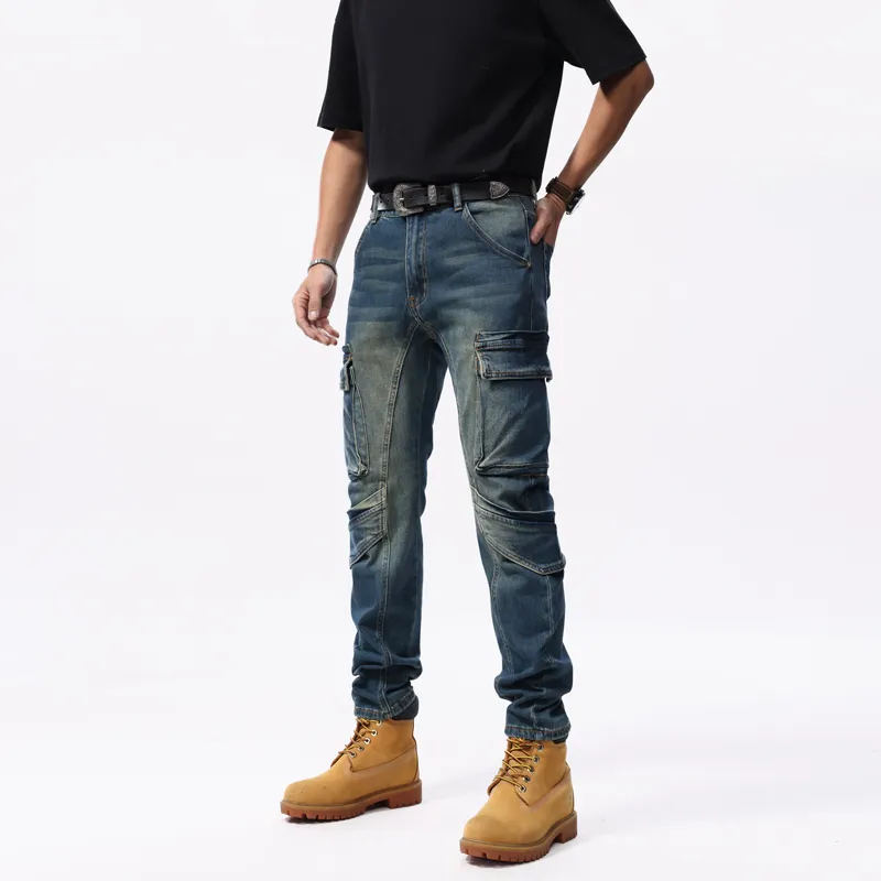 SANTASTIC Jeans Men's Vintage Blue-5