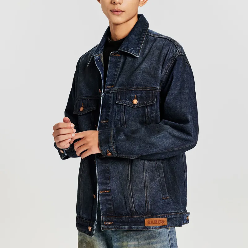 SANTASTIC Denim Jacket Men's Dirty Blue-5