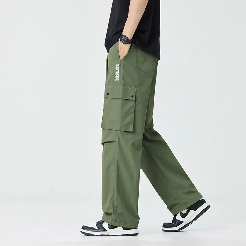 SANTASTIC Cargo Pants Men Green-3