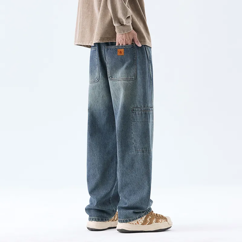 SANTASTIC Cargo Pants Men's Blue-5
