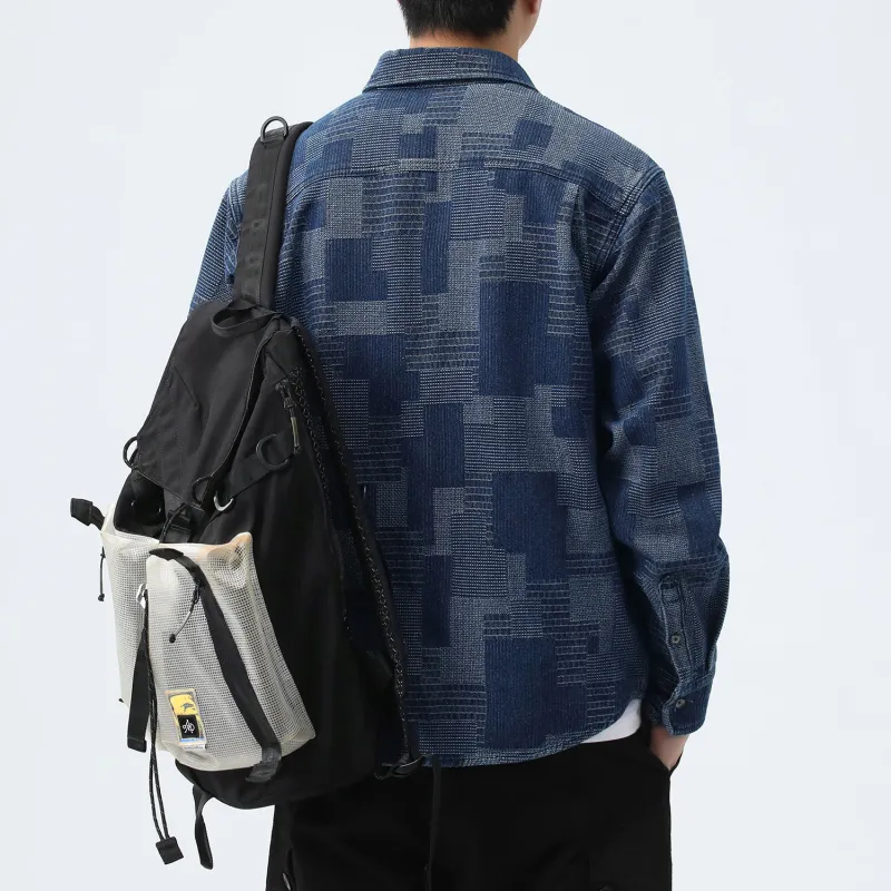 SANTASTIC Shirts Men Blue-6