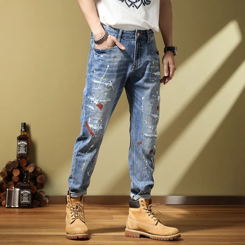 SANTASTIC Jeans Men Blue-4