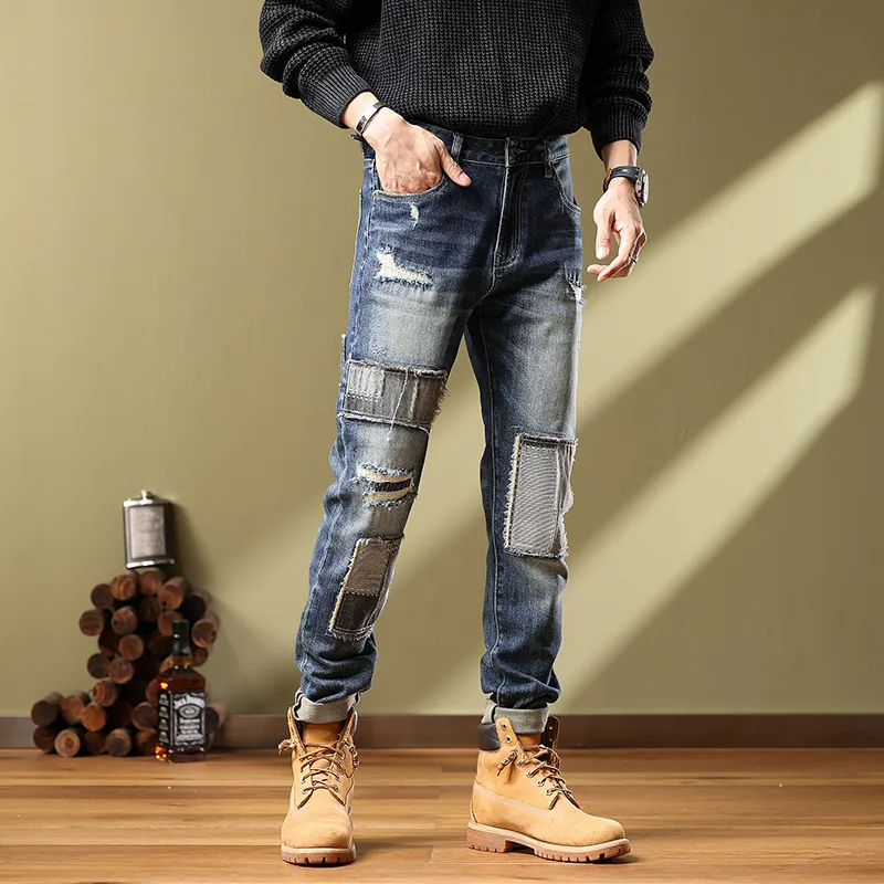 SANTASTIC Jeans Men Blue-6