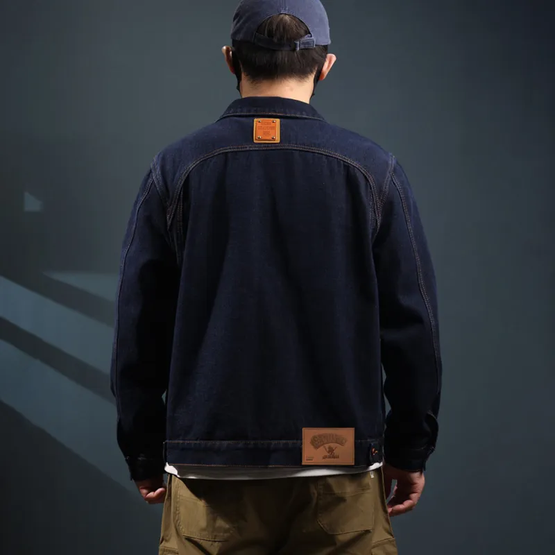SANTASTIC Denim Jacket Men's Blue-6